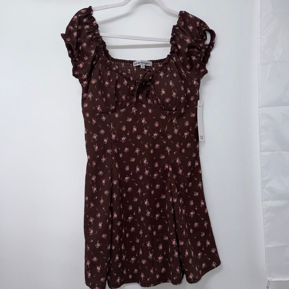 Madden Girl Large Prairiecore Coquette Soft‎ Grunge Cottagecore Milkmaid Retro